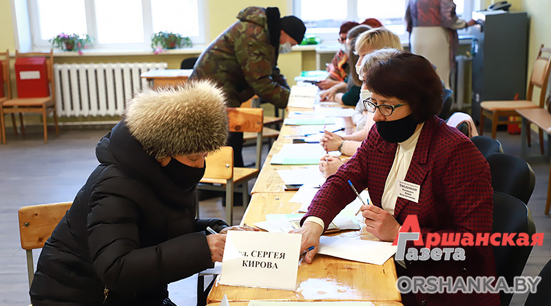 орша, референдум, голосование, участок для голосования, конституция, сш-2 орши