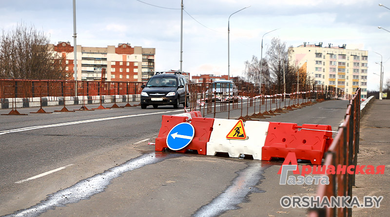 орша, мост, ремонт, дороги