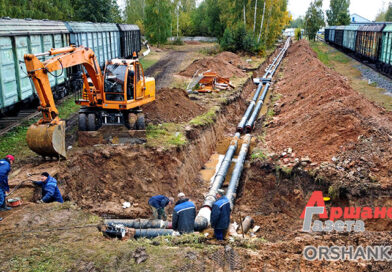 На Оршанщине идет реконструкция тепловой сети
