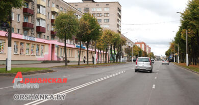 орша, черемушки, микрорайон черёмушки, дорога, проезжая часть, авто