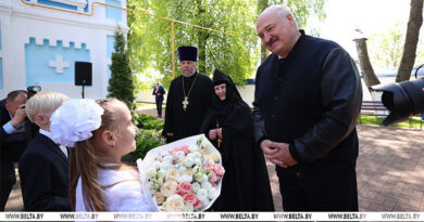 Президент Александр Лукашенко разделил радость Пасхи вместе с оршанцами | фото