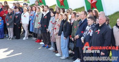 В Орше встретили участников областного патриотического марафона «Автопоезд памяти» | фото