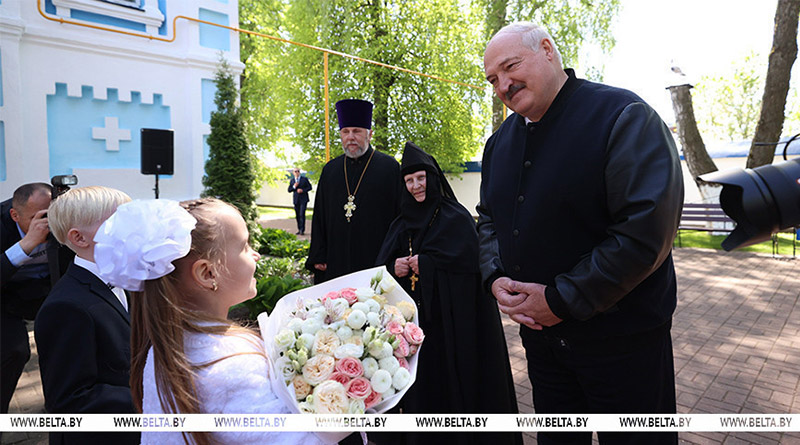 Президент Александр Лукашенко разделил радость Пасхи вместе с оршанцами | фото