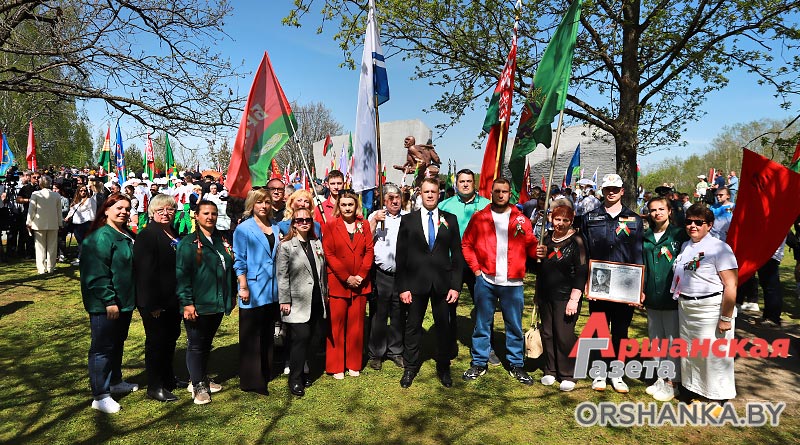 Оршанцы приняли участие в патриотической акции «Прорыв Победы» в Ушачах | фото, видео