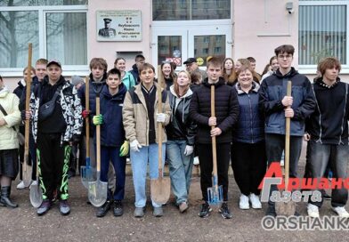 Оршанские школьники вышли на субботник