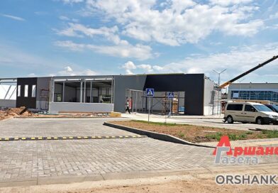 В аг. Бабиничи Оршанского района строится большой магазин В аг. Бабиничи Оршанского района строится большой магазин