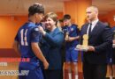 В Орше чествовали победителей юношеского первенства Беларуси по футболу в первой лиге | фото