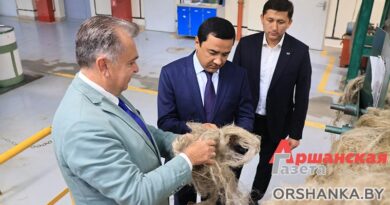 Делегация Наманганской области Узбекистана посетила Оршанский льнокомбинат Делегация Наманганской области Узбекистана посетила Оршанский льнокомбинат
