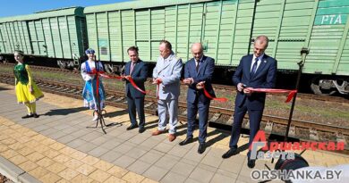 Из Орши отправился первый сквозной грузовой поезд в Узбекистан | фото