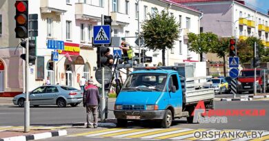 На перекрестке улиц Ленина и Комсомольской в Орше изменили организацию движения На перекрестке улиц Ленина и Комсомольской в Орше изменили организацию движения