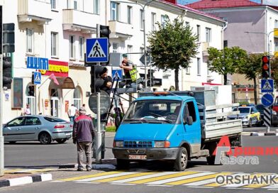 На перекрестке улиц Ленина и Комсомольской в Орше изменили организацию движения На перекрестке улиц Ленина и Комсомольской в Орше изменили организацию движения
