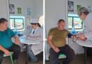 Оршанские медики следят за здоровьем водителей зерноуборочных комбайнов Оршанские медики следят за здоровьем водителей зерноуборочных комбайнов