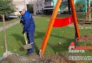 Во дворе по ул. 60 лет БССР в Орше установили новые карусели Во дворе по ул. 60 лет БССР в Орше установили новые карусели