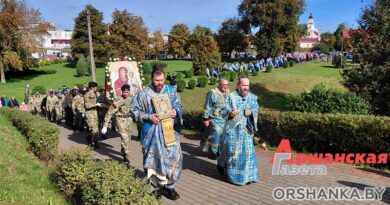По Орше пронесли икону Божией Матери «Оршанской» По Орше пронесли икону Божией Матери «Оршанской»