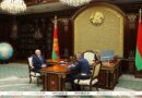 Александр Лукашенко принял с докладом председателя Государственного таможенного комитета Владимира Орловского Александр Лукашенко принял с докладом председателя Государственного таможенного комитета Владимира Орловского