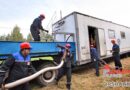 На учениях в Орше задействовали мобильную котельную | видео, фото