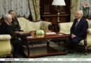 Президент Беларуси Александр Лукашенко встретился с министром обороны России Андреем Белоусовым Президент Беларуси Александр Лукашенко встретился с министром обороны России Андреем Белоусовым